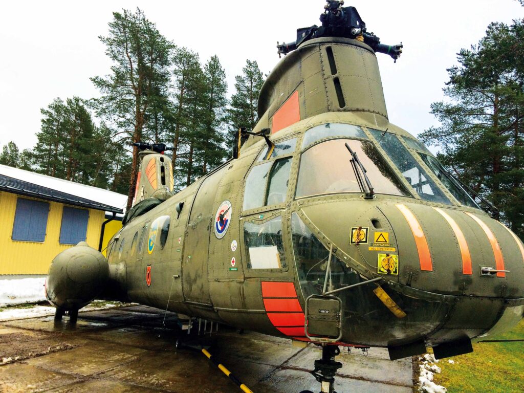 Hkp 4, Boeing Vertol 108. Foto: Magnus Wiström.