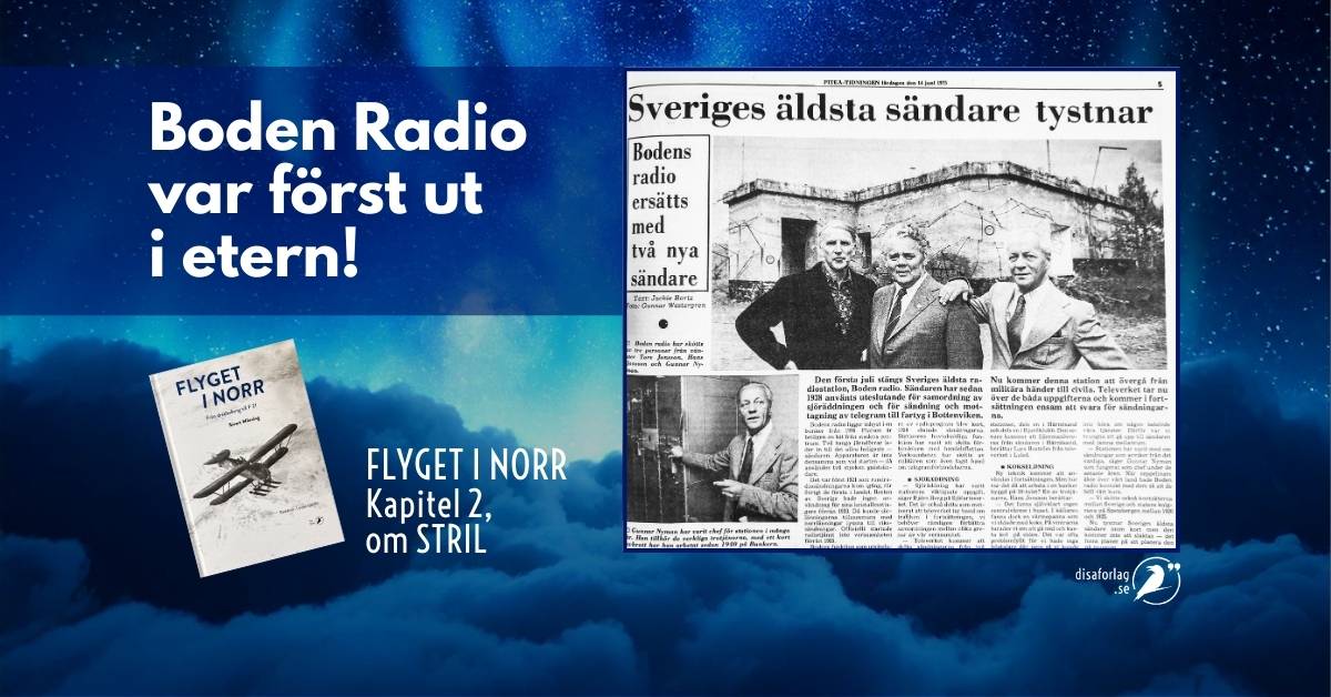 Grattis, Sveriges Radio 100 år – men Boden Radio var först ut!