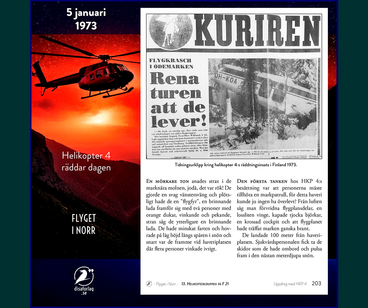 Trettondagshelgen som vände: Dramatisk helikopterinsats med HKP 4