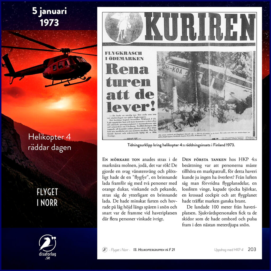 Utdrag Flyget i Norr Helikopterinsats
