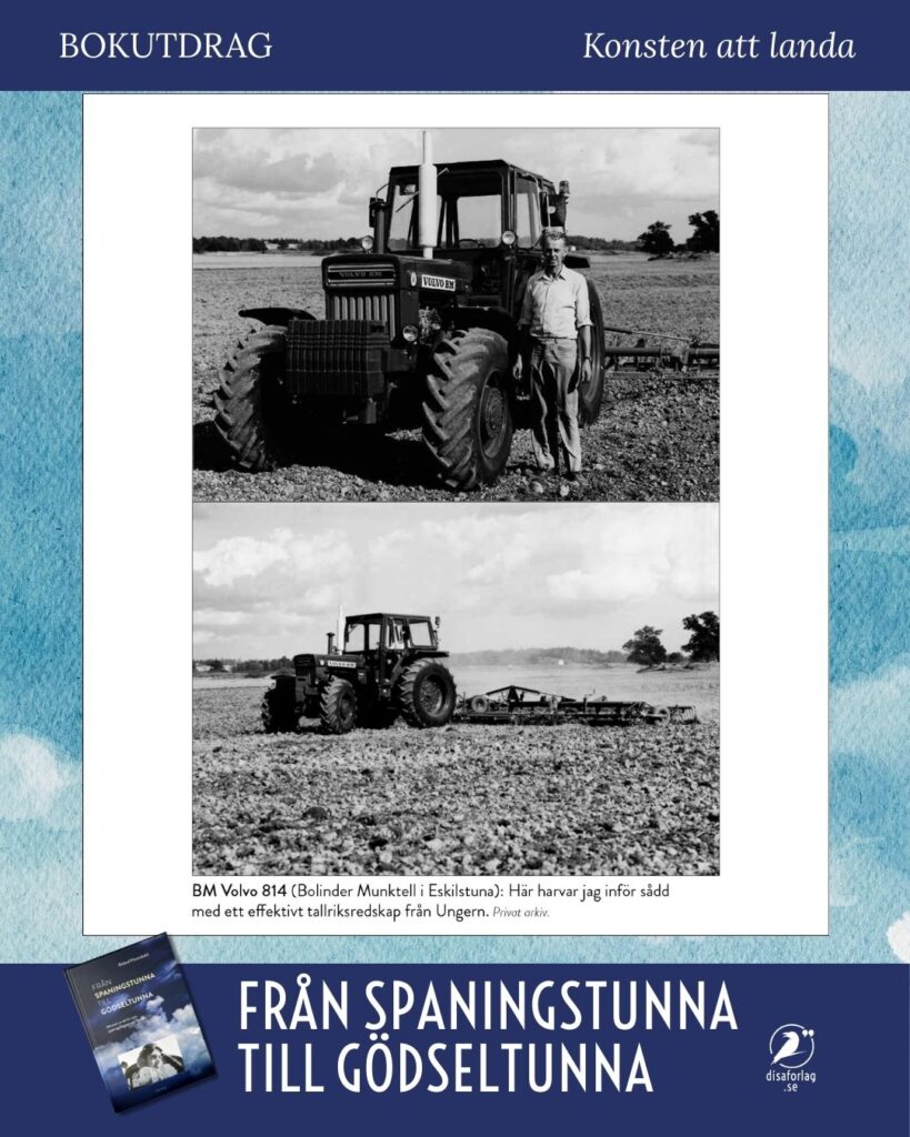 Bokutdrag, akt 5, Konsten att landa. Ur Från spaningstunna till gödseltunna, Printzsköld. Disa förlag.